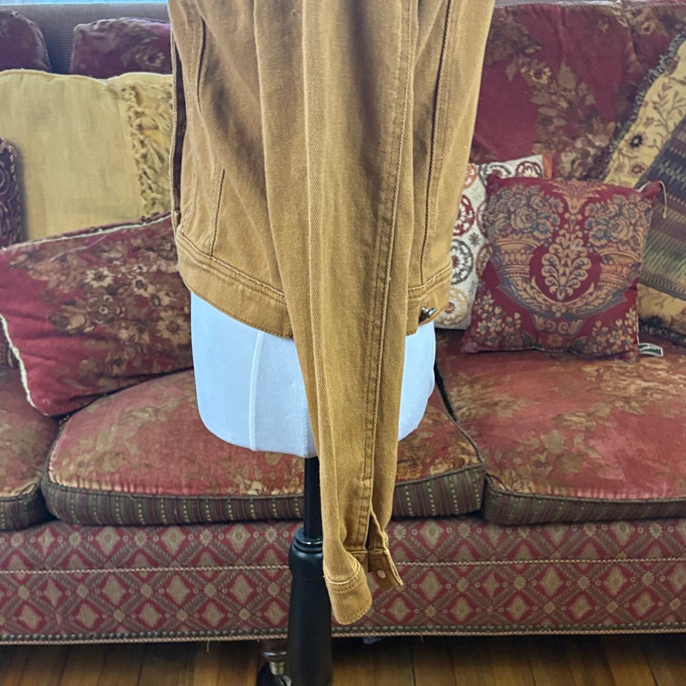 Tan Denim Jacket - Picture 6 of 10